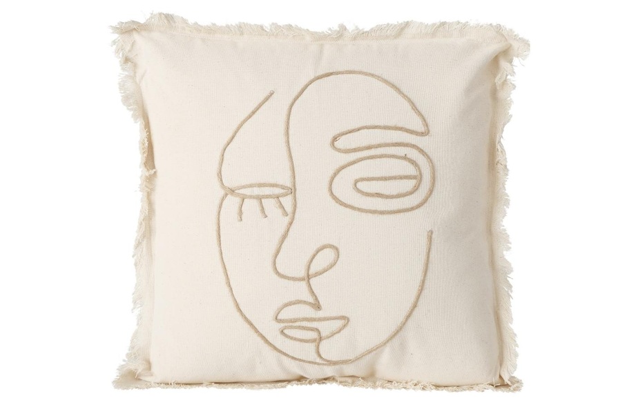 Boltze - Kissen Pica 45 cm x 45 cm, Beige