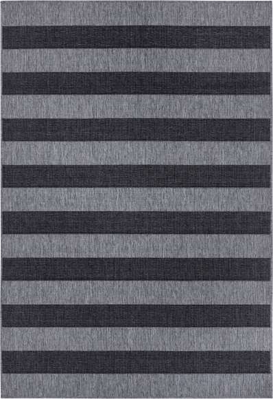 andas Teppich »Alan«, rechteckig, 5 mm Höhe, In- und Outdoor geeignet, Wendeteppich, Flachgewebe, Wohnzimmer, Terrasse, Balkon