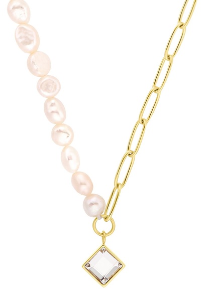 Noelani Kette mit Anhänger », 2036088«, mit Zirkoniamit Süsswasserzuchtperle