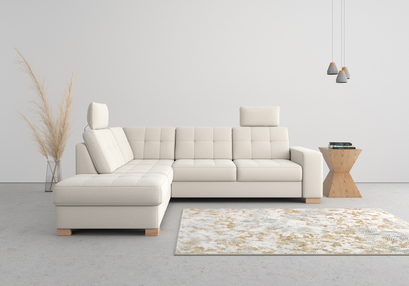 sit&more Ecksofa, wahlweise mit Bettfunktion und Bettkasten