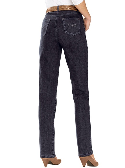 Casual Looks Jeans mit festem Bund und Gürtelschlaufen