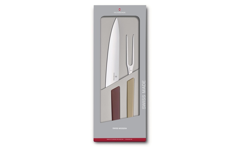 Swiss Modern Tranchier-Set, 2-teilig Victorinox Schweiz (pink, 21 cm)