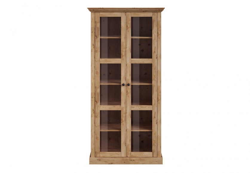 Home affaire Vitrine »Meliss«, aus massiver Kiefer, mit viel Stauraum