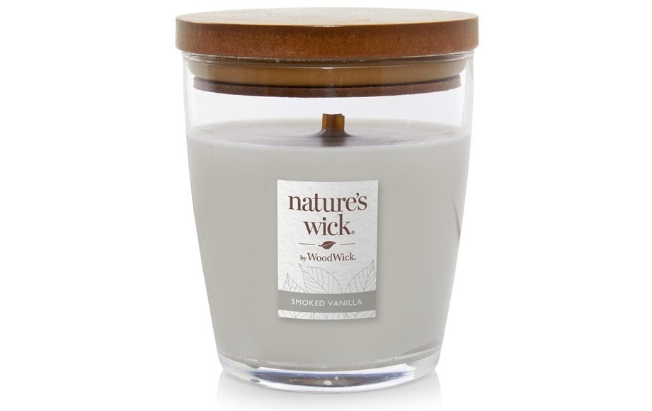 Woodwick Duftkerze »Natures Wick Smoked Vanilla«