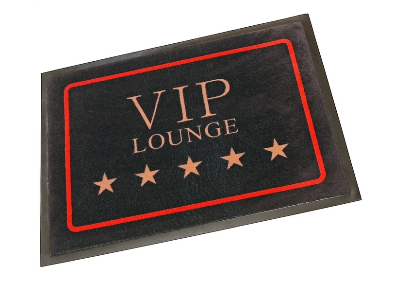 Fussmatte, Hanse Home, »VIP Lounge«, rutschhemmend beschichtet, Motiv-Druck, strapazierfähig