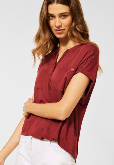 Cecil Blusenshirt, mit Brusttaschen und Knopfleiste