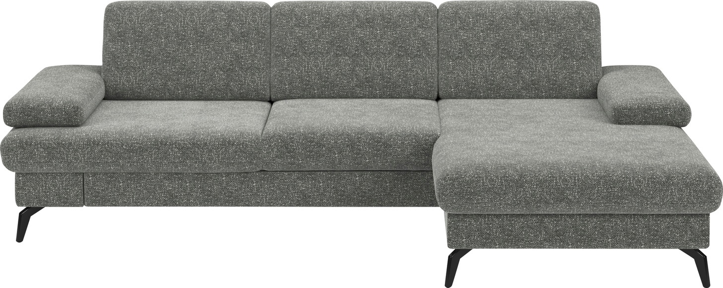 sit&more Ecksofa »Morris L-Form inkl. Sitztiefenverstellung«, wahlweise mit Bettfunktion, Bettkasten und Armteilverstellung