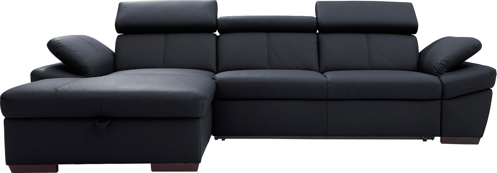exxpo - sofa fashion Ecksofa, inklusive Kopfteil- und Armteilverstellung, wahlweise mit Bettfunktion