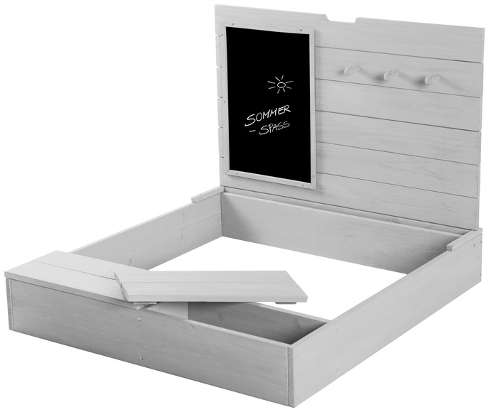 roba Sandkasten mit Deckel, Tafel und Haken