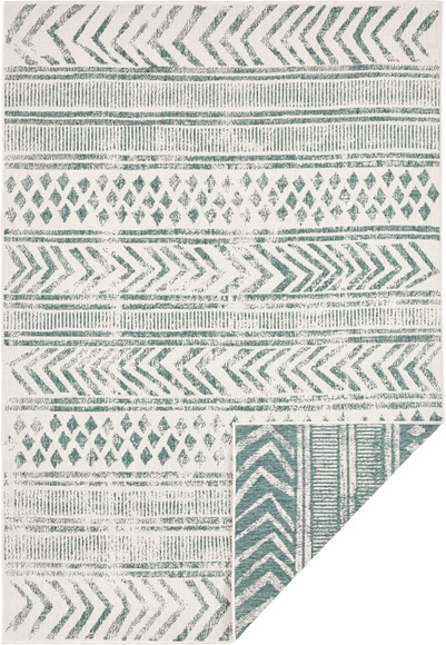 NORTHRUGS Teppich »BIRI«, rechteckig, 5 mm Höhe, In- und Outdoor geeignet, Wendbar, Wohnzimmer