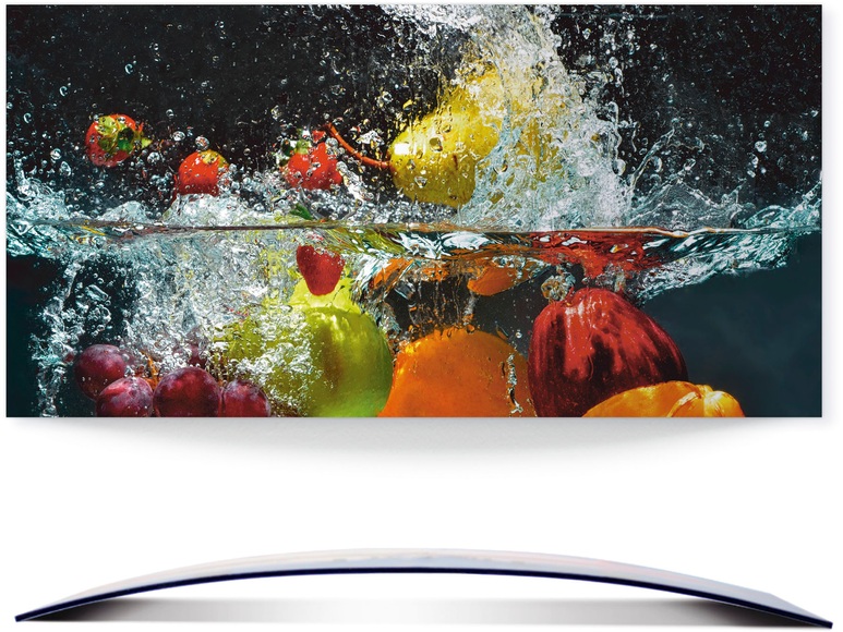 Artland Wandbild »Spritzendes Obst auf dem Wasser«