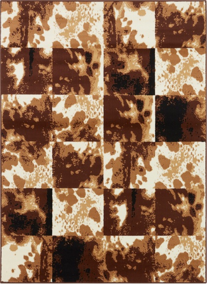 Home affaire Teppich »Theodore«, rechteckig, 8 mm Höhe, Kurzflor, Patchwork Design, kräftige Farben, Wohnzimmer, Schlafzimmer, Robust, Pflegeleicht