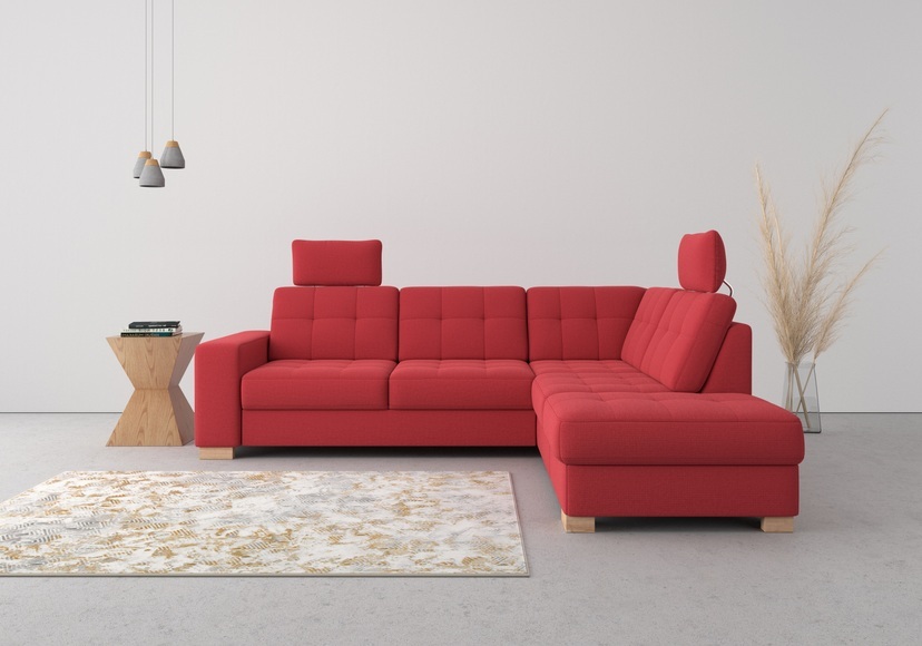 sit&more Ecksofa, wahlweise mit Bettfunktion und Bettkasten