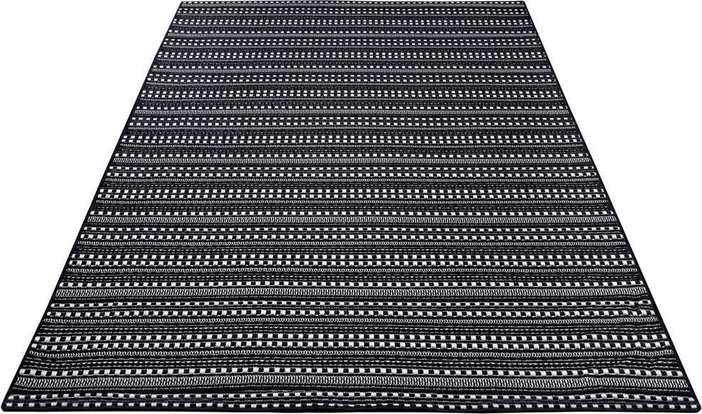 freundin Home Collection Teppich »Frya«, rechteckig, 8 mm Höhe, In-und Outdoor geeignet, Wohnzimmer, Balkon, Terrasse, Garten, Strapazierfähig und pflegeleicht, Flachgewebe