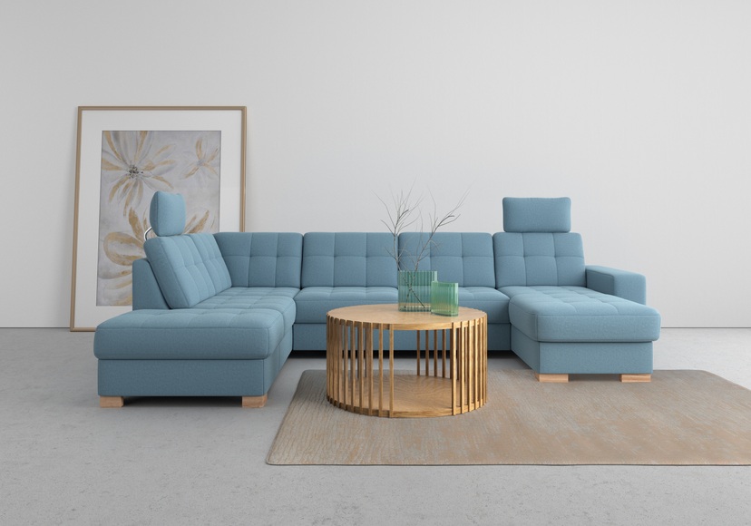 sit&more Wohnlandschaft, wahlweise mit Bettfunktion und Bettkasten