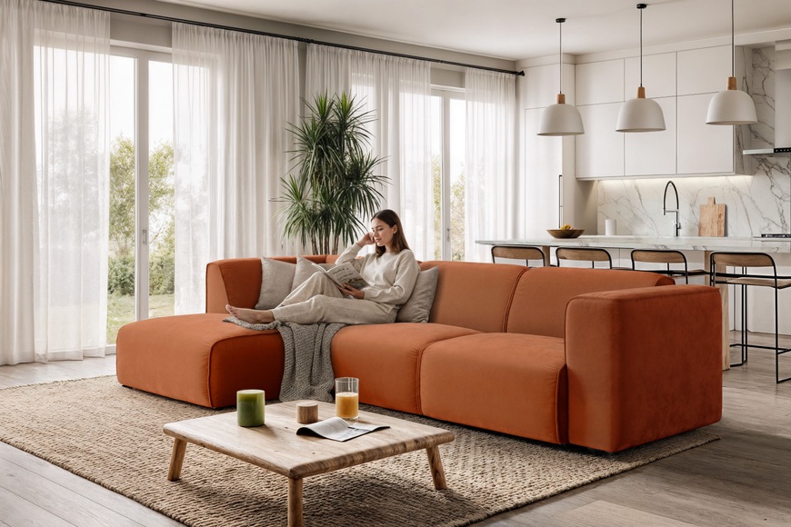 COUCH? Ecksofa »Fettes Polster«, Modulsofa Set, aber auch Module für individuelle Zusammenstellung s. 