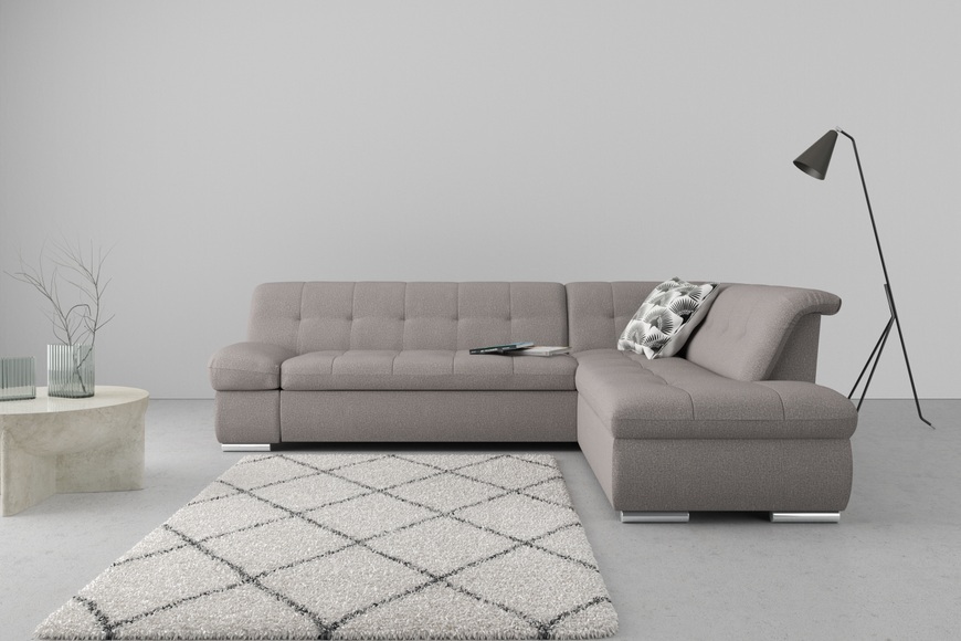 DOMO collection Ecksofa »Mona«, wahlweise mit Bett- und Armlehnfunktion
