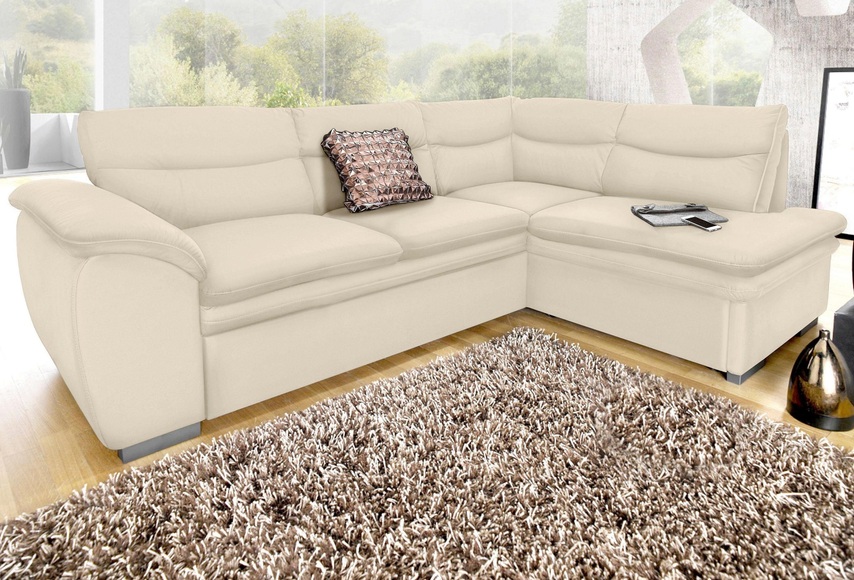 COTTA Ecksofa, wahlweise mit Bettfunktion und Bettkasten
