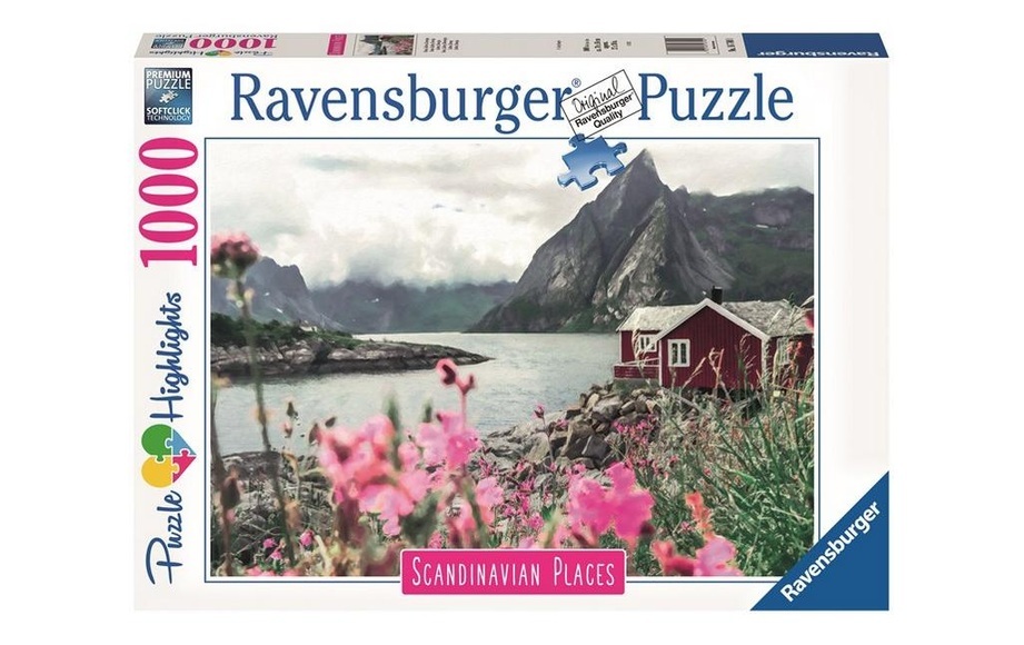 Ravensburger Puzzle Scandinavian Places 16740 - Reine, Lofoten, Norwegen -Puzzle für Erwachsene und Kinder ab 14 Jahren