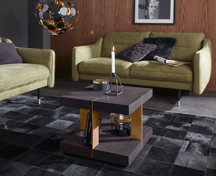 Places of Style Couchtisch »Verrazzano«, in unterschiedlichen Farben und Grössen erhältlich, aus Holz und Metall gefertigt