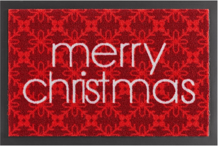 Fussmatte, Hanse Home, »Merry Christmas«, rutschhemmend beschichtet, getuftet