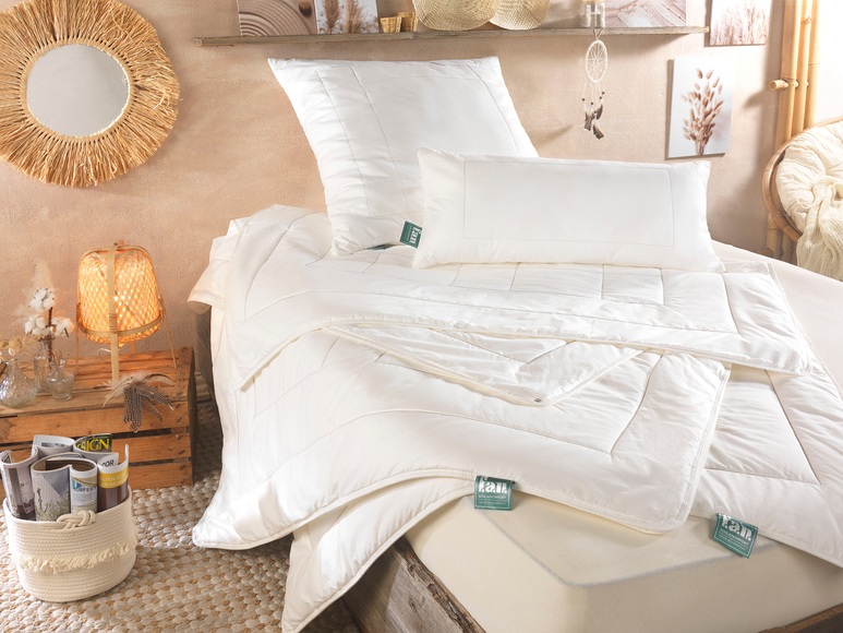 f.a.n. Schlafkomfort Baumwollbettdecke »African Cotton«, leicht, (1 St.), Bettdecke in 135x200 oder 155x220 cm, Winter oder Sommer