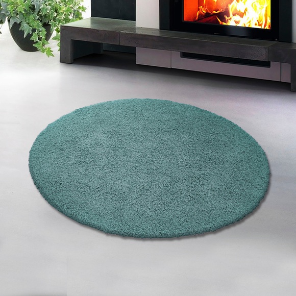 Home affaire Hochflor-Teppich »Viva«, rund, 45 mm Höhe, gewebt, Wohnzimmer