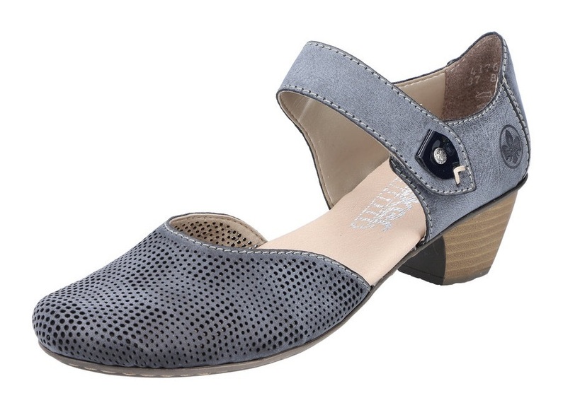 Rieker Pumps, mit Klettriemchen