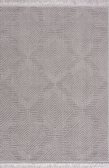 Leonique Teppich »Duchesse«, rechteckig, 22 mm Höhe, grafisches Design, 3D Effekt, mit Fransen, Wohnzimmer