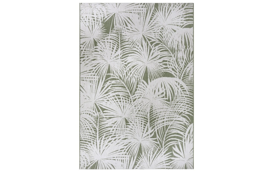NORTHRUGS Outdoorteppich »Lagosi«, rechteckig, 3 mm Höhe, In-und Outdoor geeignet, Florales Design, ?Wohnzimmer, Balkon, Terrasse, Garten, Robust, Pflegeleicht, Flachgewebe