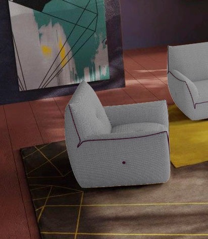 Egoitaliano Sessel »Yuki«, mit bioelsatische MIcrofaser BOUNCE bezogen