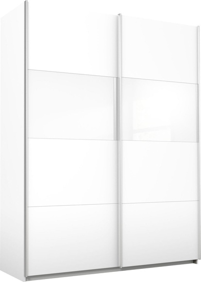 rauch ORANGE Schwebetürenschrank »Quadra«, mit Glaselementen