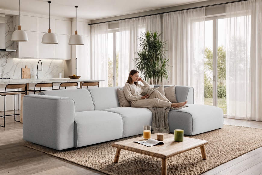 COUCH? Ecksofa »Fettes Polster«, Modulsofa Set, aber auch Module für individuelle Zusammenstellung s. 