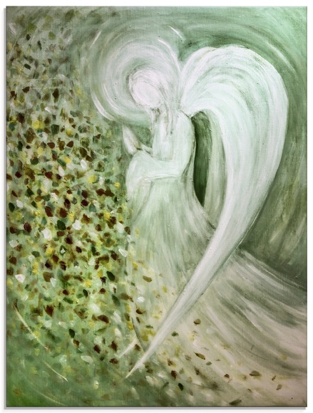 Artland Glasbild »Engel II«