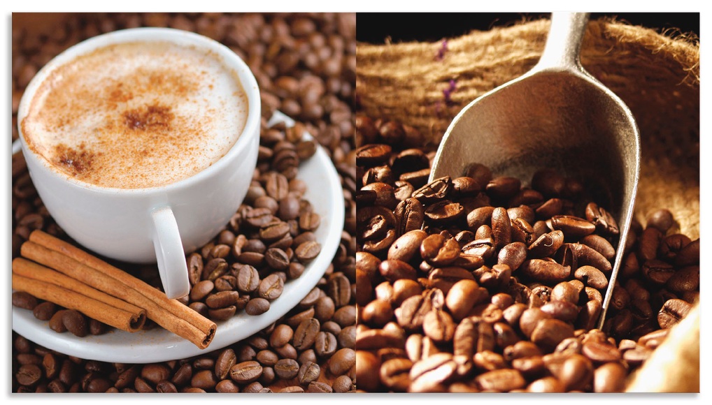 Artland Küchenrückwand »Kaffee - Cappuccino - Heisser Kaffee«