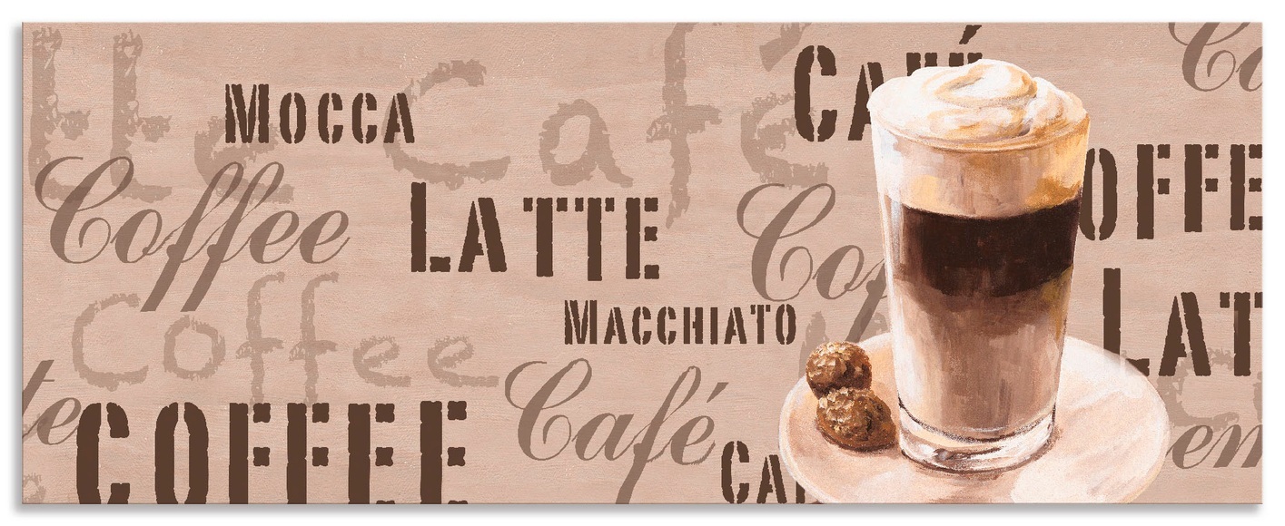 Artland Küchenrückwand »Kaffee - Latte Macchiato«