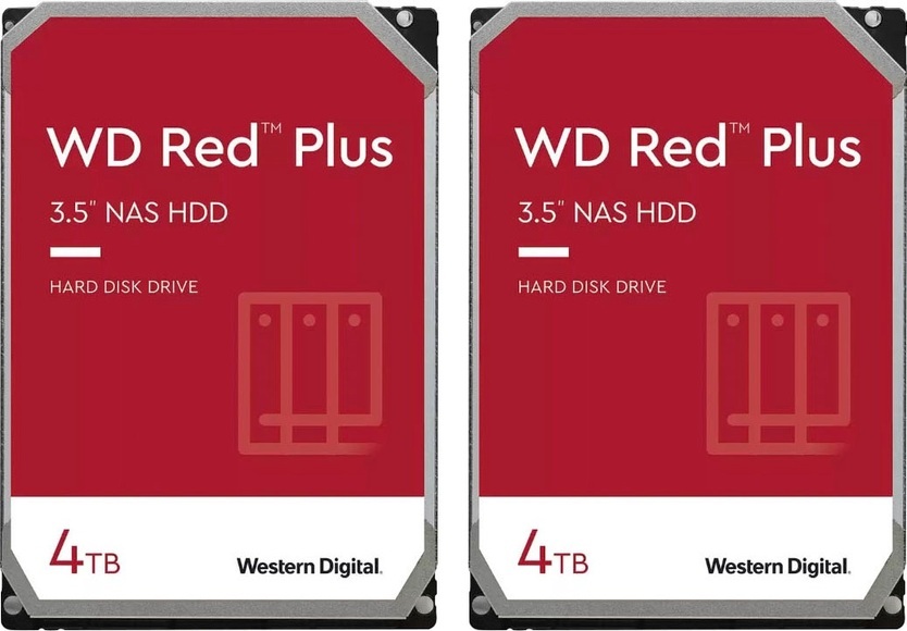 Western Digital externe HDD-Festplatte »WD Red Plus«, 2 x WD Red Plus 4TB