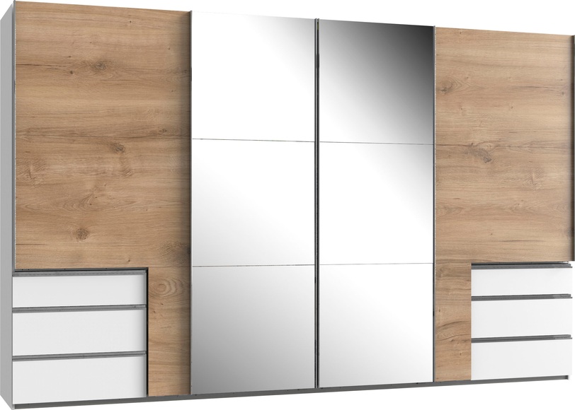 Fresh To Go Schwebetürenschrank »Level«, mit Synchronöffnung