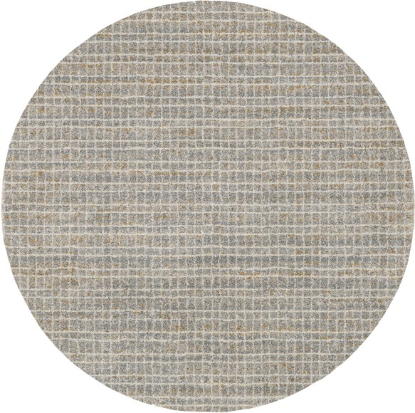 OCI DIE TEPPICHMARKE Teppich »NEW VILLA GEO«, rund, 20 mm Höhe, fein kariertes Design, Wohnzimmer