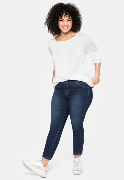 Sheego Stretch-Jeans, mit Schlupfbund