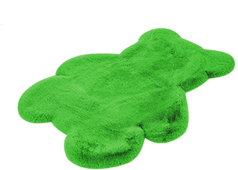 calo-deluxe Kinderteppich »Kids-850«, Motivform, 36 mm Höhe, Kunstfell, Motiv Teddy