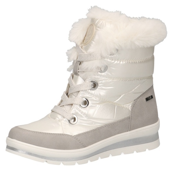 Stiefelette Damen Weiss 40