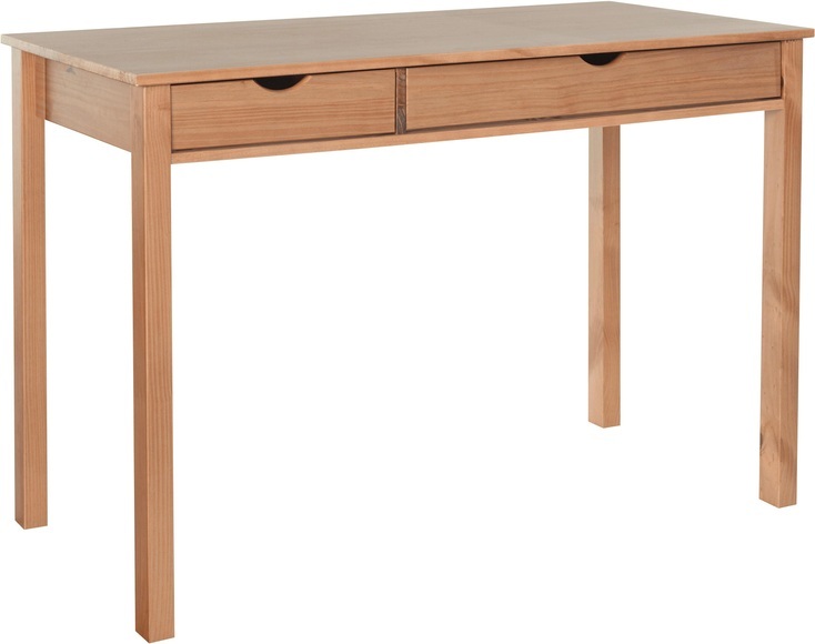 my home Schreibtisch »Gava«, aus massivem Kiefernholz, ideal für das home office, Laptoptisch Breite 120 cm