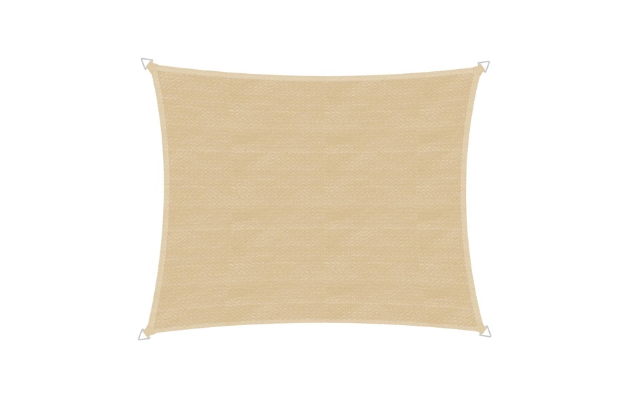 Windhager Sonnensegel Capri - Rechteck - Champagne -