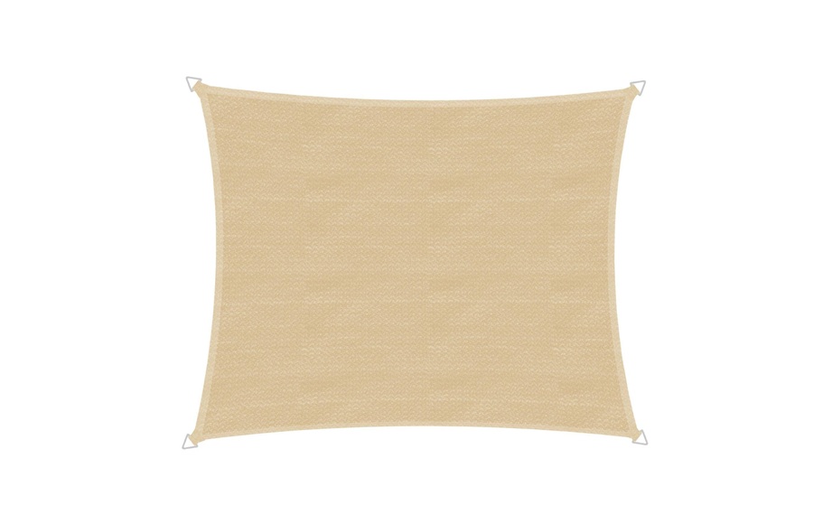 Windhager Sonnensegel Capri - Rechteck - Champagne -
