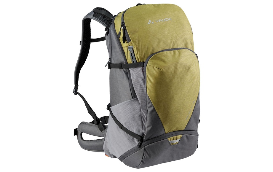 VAUDE Bike Alpin Pro 28 + Rucksack grün/grau 2021 Velorucksäcke