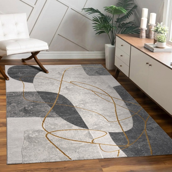 Paco Home Teppich »Tuana 217«, rechteckig, Kurzflor, modernes 3D-Design, Wohnzimmer