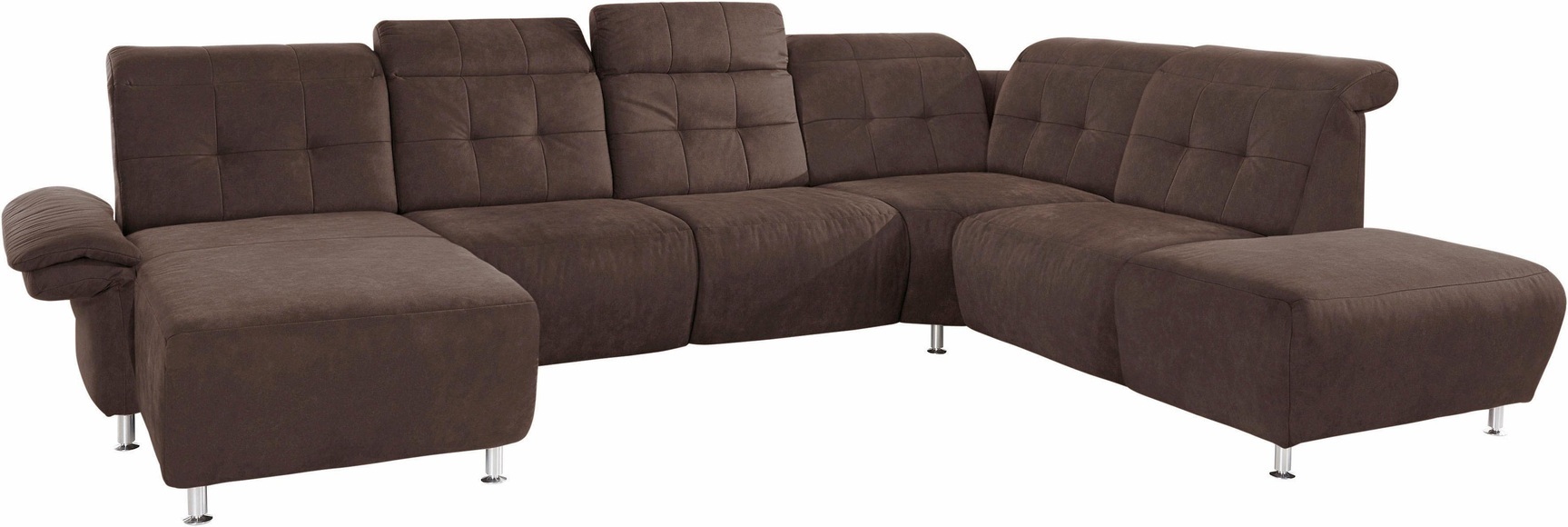 Places of Style Wohnlandschaft »Manhattan«, 2 Sitze mit elektrischer Relaxfunktion, verstellbare Armlehnen