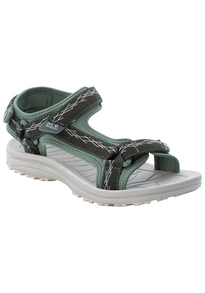 Jack Wolfskin Outdoor-Sandale Frauen Wave Breaker Women 39.5 grün hedge green