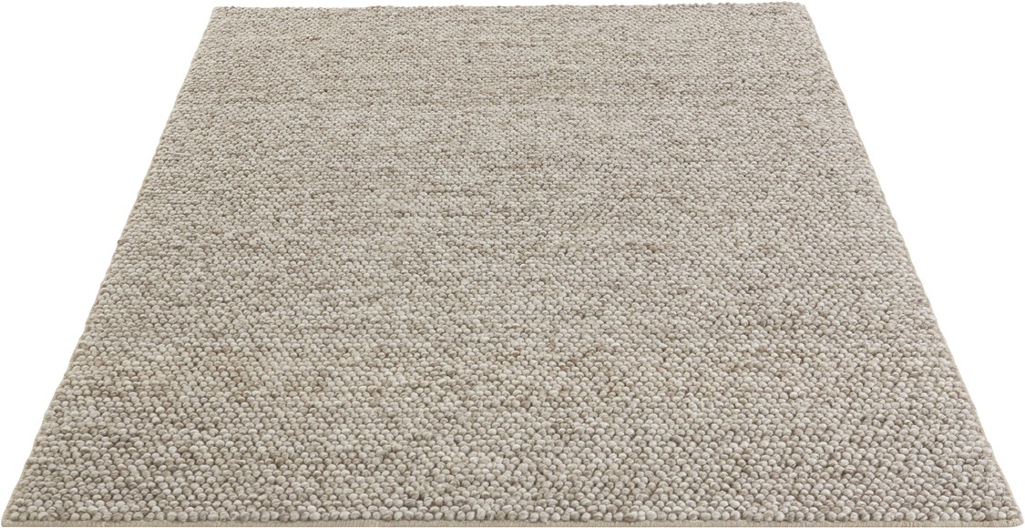 LeGer Home by Lena Gercke Wollteppich »Ainhoa«, rechteckig, 14 mm Höhe, Handweb Teppich, reine Wolle, handgewebt, Wohnzimmer